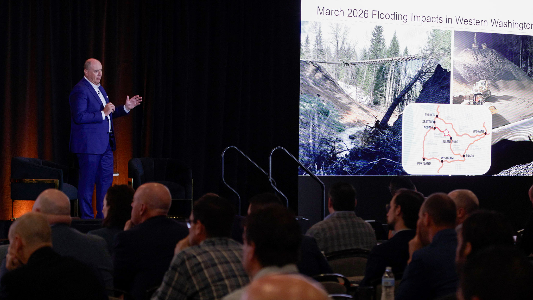 udience watching presentation at BNSF Ag & Energy Summit at Ritz-Carlton Las Colinas