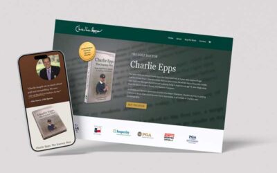 Charlie Epps Website Design | The Journey Man Book Launch Project